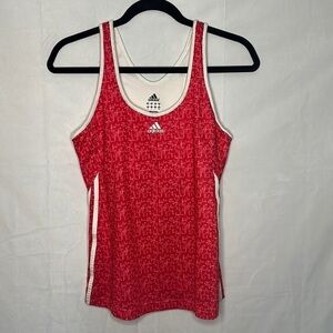 VINTAGE ADIDAS WORKOUT PATTERN TANK (M)